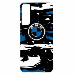 Чехол из раздела Автомобилистам BMW logo and art background для Samsung S21 - FATLINE Чехол из раздела Автомобилистам BMW logo and art background для Samsung S21