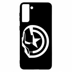Чехол из раздела Железный человек Iron Man and Captain America для Samsung S21+ - FATLINE Чехол из раздела Железный человек Iron Man and Captain America для Samsung S21+