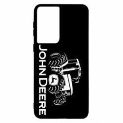 Чехол из раздела Автомобилистам John Deere Logo, Tractor для Samsung S21 - FATLINE Чехол из раздела Автомобилистам John Deere Logo, Tractor для Samsung S21
