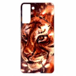 Чехол из раздела Тигр Тигр и гирлянда для Samsung S21+