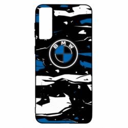 Чехол из раздела Автомобилистам BMW logo and art background для Samsung S21 Ultra - FATLINE Чехол из раздела Автомобилистам BMW logo and art background для Samsung S21 Ultra