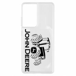 Чехол из раздела Автомобилистам John Deere Logo, Tractor для Samsung S21 Ultra - FATLINE Чехол из раздела Автомобилистам John Deere Logo, Tractor для Samsung S21 Ultra