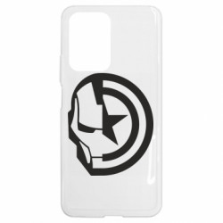 Чехол из раздела Мстители Iron Man and Captain America для Xiaomi 11T - FATLINE Чехол из раздела Мстители Iron Man and Captain America для Xiaomi 11T