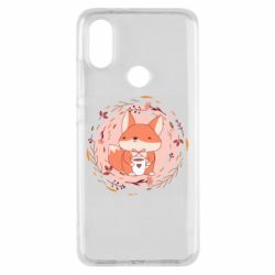 Чехол из раздела Лиса Лисёнок для Xiaomi Mi A2 - FATLINE Чехол из раздела Лиса Лисёнок для Xiaomi Mi A2