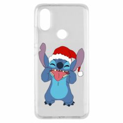 Чехол из раздела Лило и Стич Новогодний Стич для Xiaomi Mi A2 - FATLINE Чехол из раздела Лило и Стич Новогодний Стич для Xiaomi Mi A2
