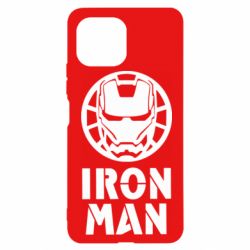 Чехол из раздела Железный человек Iron man text для Xiaomi Mi11 Lite - FATLINE Чехол из раздела Железный человек Iron man text для Xiaomi Mi11 Lite