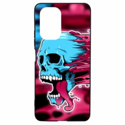 Чехол из раздела masha Blue skull для Xiaomi Poco F3/K40