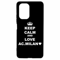 Чехол из раздела Милан (AC Milan) Keep calm and love AC Milan для Xiaomi Poco F3/K40 - FATLINE Чехол из раздела Милан (AC Milan) Keep calm and love AC Milan для Xiaomi Poco F3/K40