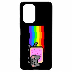 Чехол из раздела Социальные сети Nyan cat для Xiaomi Poco F3/K40 - FATLINE Чехол из раздела Социальные сети Nyan cat для Xiaomi Poco F3/K40