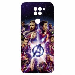 Чехол из раздела Мстители Avengers heroes and logo endgame для Xiaomi Poco M3 - FATLINE Чехол из раздела Мстители Avengers heroes and logo endgame для Xiaomi Poco M3
