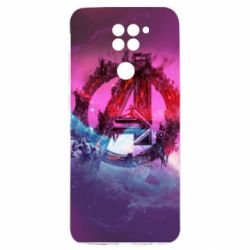 Чехол из раздела Мстители Avengers logo and space для Xiaomi Poco M3 - FATLINE Чехол из раздела Мстители Avengers logo and space для Xiaomi Poco M3