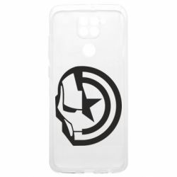 Чехол из раздела Мстители Iron Man and Captain America для Xiaomi Poco M3 - FATLINE Чехол из раздела Мстители Iron Man and Captain America для Xiaomi Poco M3