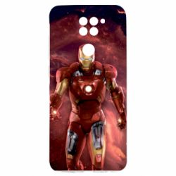 Чехол из раздела Мстители Iron Man in space для Xiaomi Poco M3 - FATLINE Чехол из раздела Мстители Iron Man in space для Xiaomi Poco M3