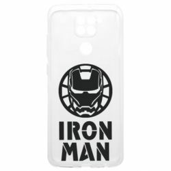 Чехол из раздела Мстители Iron man text для Xiaomi Poco M3 - FATLINE Чехол из раздела Мстители Iron man text для Xiaomi Poco M3