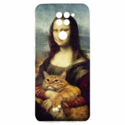 Чохол з розділу Живопис Mona Lisa and the cat для Xiaomi Poco M3 - FATLINE Чохол з розділу Живопис Mona Lisa and the cat для Xiaomi Poco M3