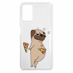 Чехол из раздела Пицца Pug loves pizza для Xiaomi Poco M3 - FATLINE Чехол из раздела Пицца Pug loves pizza для Xiaomi Poco M3