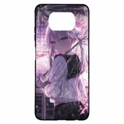 Чехол из раздела Аниме Anime girl and sakura для Xiaomi Poco X3