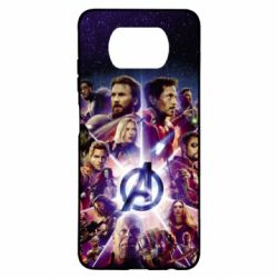 Чехол из раздела Мстители Avengers heroes and logo endgame для Xiaomi Poco X3 - FATLINE Чехол из раздела Мстители Avengers heroes and logo endgame для Xiaomi Poco X3