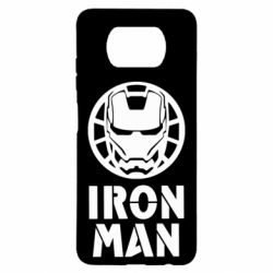 Чехол из раздела Мстители Iron man text для Xiaomi Poco X3 - FATLINE Чехол из раздела Мстители Iron man text для Xiaomi Poco X3