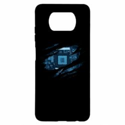 Чехол из раздела Passichnyk Motherboard through the T-Shirt для Xiaomi Poco X3 - FATLINE Чехол из раздела Passichnyk Motherboard through the T-Shirt для Xiaomi Poco X3