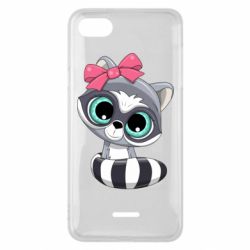 Чохол з розділу Єнот Cute raccoon для Xiaomi Redmi 6A - FATLINE Чохол з розділу Єнот Cute raccoon для Xiaomi Redmi 6A