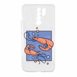 Чехол из раздела Лето Креветки для Xiaomi Redmi 9 - FATLINE Чехол из раздела Лето Креветки для Xiaomi Redmi 9