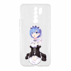 Чехол из раздела Re:Zero. Жизнь с нуля в альтернативном мире Rem для Xiaomi Redmi 9 - FATLINE Чехол из раздела Re:Zero. Жизнь с нуля в альтернативном мире Rem для Xiaomi Redmi 9