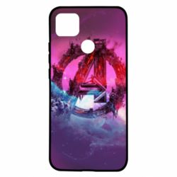 Чехол из раздела Мстители Avengers logo and space для Xiaomi Redmi 9c - FATLINE Чехол из раздела Мстители Avengers logo and space для Xiaomi Redmi 9c