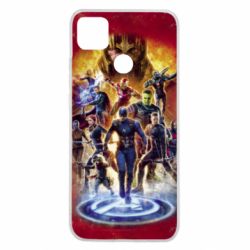 Чехол из раздела Мстители Avengers on fire для Xiaomi Redmi 9c - FATLINE Чехол из раздела Мстители Avengers on fire для Xiaomi Redmi 9c