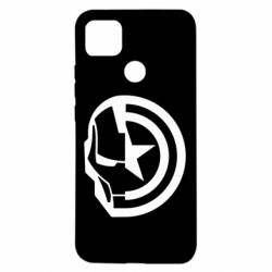Чехол из раздела Мстители Iron Man and Captain America для Xiaomi Redmi 9c - FATLINE Чехол из раздела Мстители Iron Man and Captain America для Xiaomi Redmi 9c