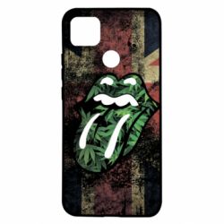 Чохол з розділу Наркоманські Lips in hemp для Xiaomi Redmi 9c - FATLINE Чохол з розділу Наркоманські Lips in hemp для Xiaomi Redmi 9c