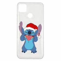 Чохол з розділу Ліло та Стіч Новорічний Стіч для Xiaomi Redmi 9c - FATLINE Чохол з розділу Ліло та Стіч Новорічний Стіч для Xiaomi Redmi 9c