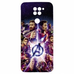Чехол из раздела Мстители Avengers heroes and logo endgame для Xiaomi Redmi 9T - FATLINE Чехол из раздела Мстители Avengers heroes and logo endgame для Xiaomi Redmi 9T