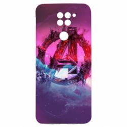 Чехол из раздела Мстители Avengers logo and space для Xiaomi Redmi 9T - FATLINE Чехол из раздела Мстители Avengers logo and space для Xiaomi Redmi 9T