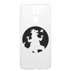 Чехол из раздела Godzilla Godzilla and moon для Xiaomi Redmi 9T - FATLINE Чехол из раздела Godzilla Godzilla and moon для Xiaomi Redmi 9T