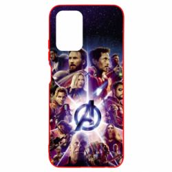 Чехол из раздела Мстители Avengers heroes and logo endgame для Xiaomi Redmi Note 10 4G/10s - FATLINE Чехол из раздела Мстители Avengers heroes and logo endgame для Xiaomi Redmi Note 10 4G/10s