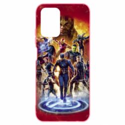 Чехол из раздела Мстители Avengers on fire для Xiaomi Redmi Note 10 4G/10s - FATLINE Чехол из раздела Мстители Avengers on fire для Xiaomi Redmi Note 10 4G/10s