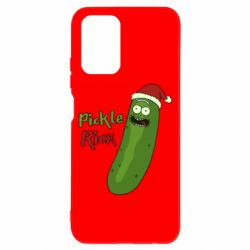 Чехол из раздела Рик и Морти Cucumber Rick in a Christmas hat для Xiaomi Redmi Note 10 4G/10s - FATLINE Чехол из раздела Рик и Морти Cucumber Rick in a Christmas hat для Xiaomi Redmi Note 10 4G/10s