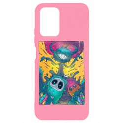 Чохол з розділу Космос Cute monsters для Xiaomi Redmi Note 10 4G/10s - FATLINE Чохол з розділу Космос Cute monsters для Xiaomi Redmi Note 10 4G/10s