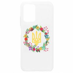 Чохол з розділу Герб України Герб Украины в винке для Xiaomi Redmi Note 10 4G/10s - FATLINE Чохол з розділу Герб України Герб Украины в винке для Xiaomi Redmi Note 10 4G/10s