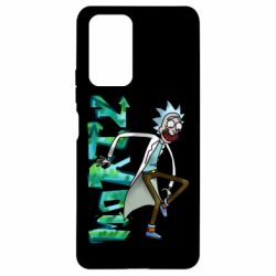 Чехол из раздела Авторские принты Rick and text Morty для Xiaomi Redmi Note 10 Pro - FATLINE Чехол из раздела Авторские принты Rick and text Morty для Xiaomi Redmi Note 10 Pro