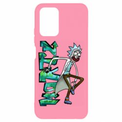 Чехол из раздела Рик и Морти Rick and text Morty для Xiaomi Redmi Note 10 4G/10s - FATLINE Чехол из раздела Рик и Морти Rick and text Morty для Xiaomi Redmi Note 10 4G/10s