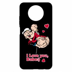 Чохол з розділу Моряк Папай Люблю тебе, мала для Xiaomi Redmi Note 9 5G/Redmi Note 9T - FATLINE Чохол з розділу Моряк Папай Люблю тебе, мала для Xiaomi Redmi Note 9 5G/Redmi Note 9T