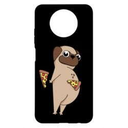 Чехол из раздела Мопс Pug loves pizza для Xiaomi Redmi Note 9 5G/Redmi Note 9T - FATLINE Чехол из раздела Мопс Pug loves pizza для Xiaomi Redmi Note 9 5G/Redmi Note 9T