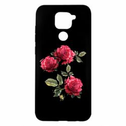 Чехол из раздела Авторские принты Буква Е с розами для Xiaomi Redmi Note 9/Redmi 10X - FATLINE Чехол из раздела Авторские принты Буква Е с розами для Xiaomi Redmi Note 9/Redmi 10X