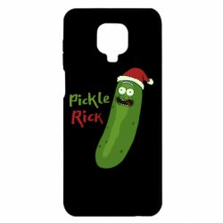 Чохол з розділу Рік і Морті Cucumber Rick in a Christmas hat для Xiaomi Redmi Note 9S/9Pro/9Pro Max - FATLINE Чохол з розділу Рік і Морті Cucumber Rick in a Christmas hat для Xiaomi Redmi Note 9S/9Pro/9Pro Max