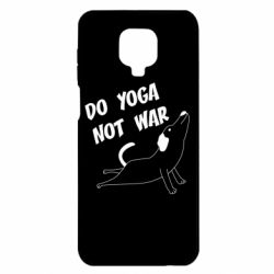 Чохол з розділу Йога Do yoga not war для Xiaomi Redmi Note 9S/9Pro/9Pro Max - FATLINE Чохол з розділу Йога Do yoga not war для Xiaomi Redmi Note 9S/9Pro/9Pro Max