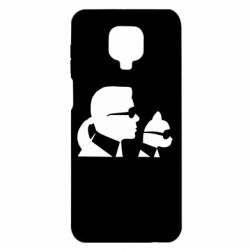 Чохол з розділу Знамениті особистості Karl and the cat with glasses для Xiaomi Redmi Note 9S/9Pro/9Pro Max - FATLINE Чохол з розділу Знамениті особистості Karl and the cat with glasses для Xiaomi Redmi Note 9S/9Pro/9Pro Max