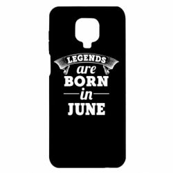 Чохол з розділу Рік народження Legends are born in June для Xiaomi Redmi Note 9S/9Pro/9Pro Max - FATLINE Чохол з розділу Рік народження Legends are born in June для Xiaomi Redmi Note 9S/9Pro/9Pro Max