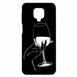 Чохол з розділу Алкогольні Рука з келихом для Xiaomi Redmi Note 9S/9Pro/9Pro Max - FATLINE Чохол з розділу Алкогольні Рука з келихом для Xiaomi Redmi Note 9S/9Pro/9Pro Max